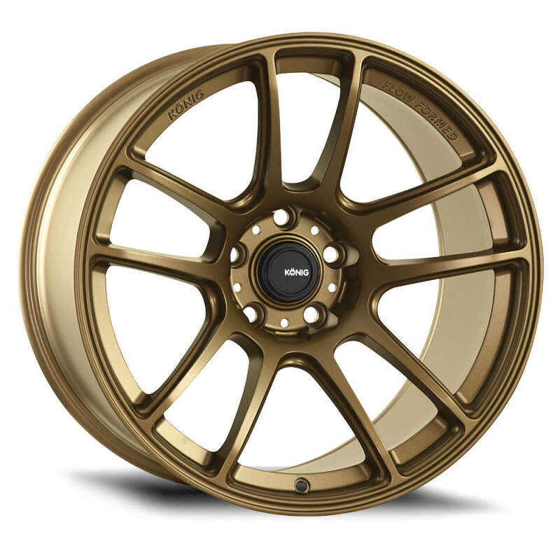 Konig Heliogram 18X8.5 5X108 ET42 Matte Bronze Knurled Bead Flow Formed HL88508428 HL88508428 User 1