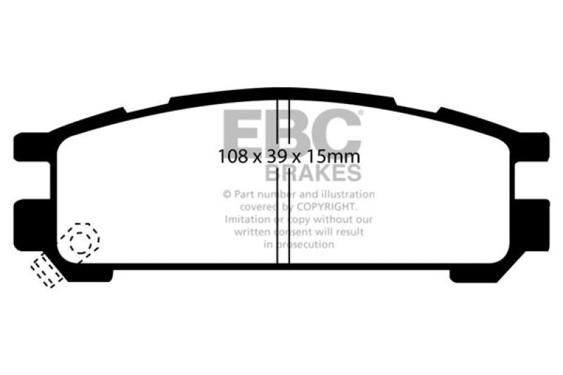 EBC Disc Brake Pad Set DP2821 Photo - Primary