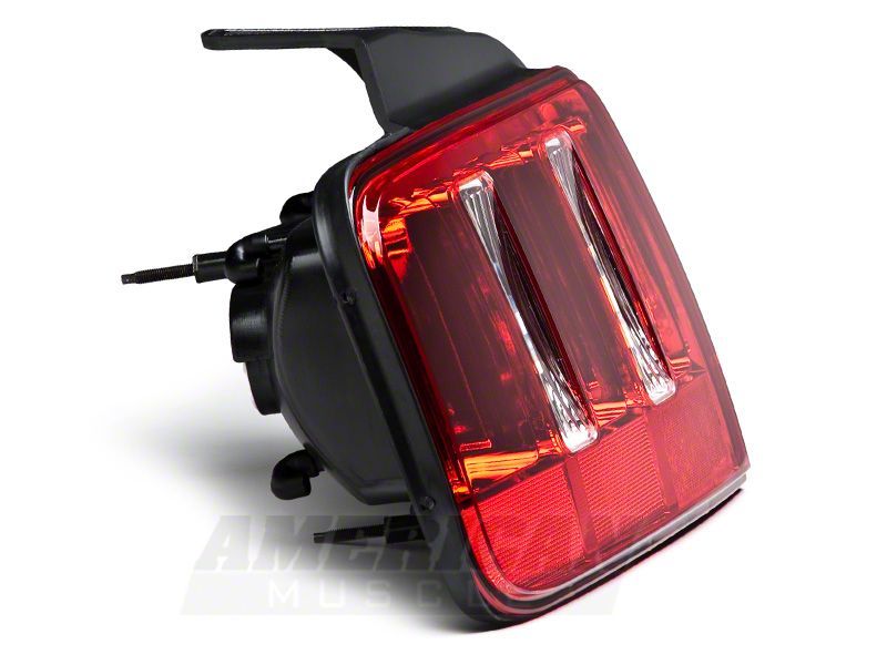 Raxiom 05-09 Ford Mustang Coyote Tail Lights- Chrome Housing - Red/Clear Lens 49123 49123 Photo - Close Up