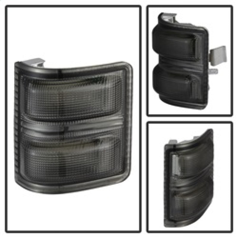 SPYDER xTune Ford Superduty 08-14 F250-F550 Amber LED Mirror Signal Lens - Smoke ACC-LED-FDSD08-MR-SM 9924743 9924743 Photo - Unmounted