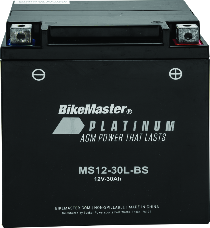 BikeMaster AGM Battery - MS12-30L-BS 780728 780728 Photo - Primary
