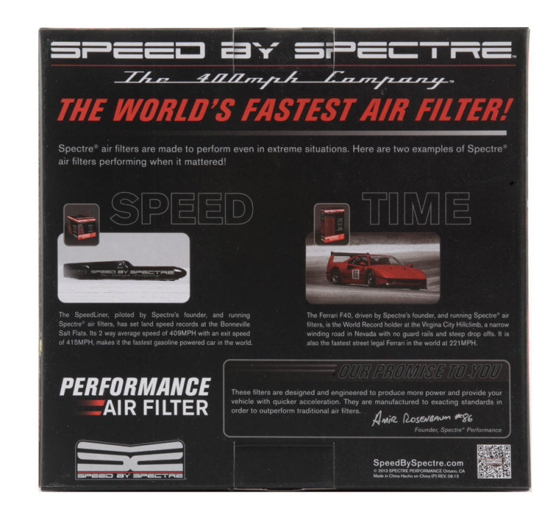 Spectre 14-17 Ford E450 Super Duty 6.8L V10 F/I Replacement Round Tapered Air Filter HPR8039 HPR8039 Photo - in package