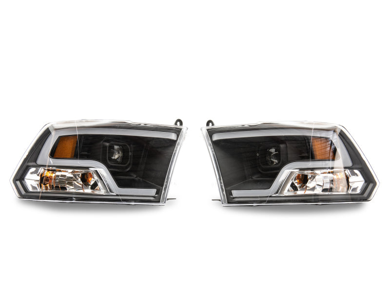 Raxiom 09-18 RAM 1500 LED Halo Projector Headlights- Black Housing (Clear Lens) R111516 R111516 Photo - Close Up