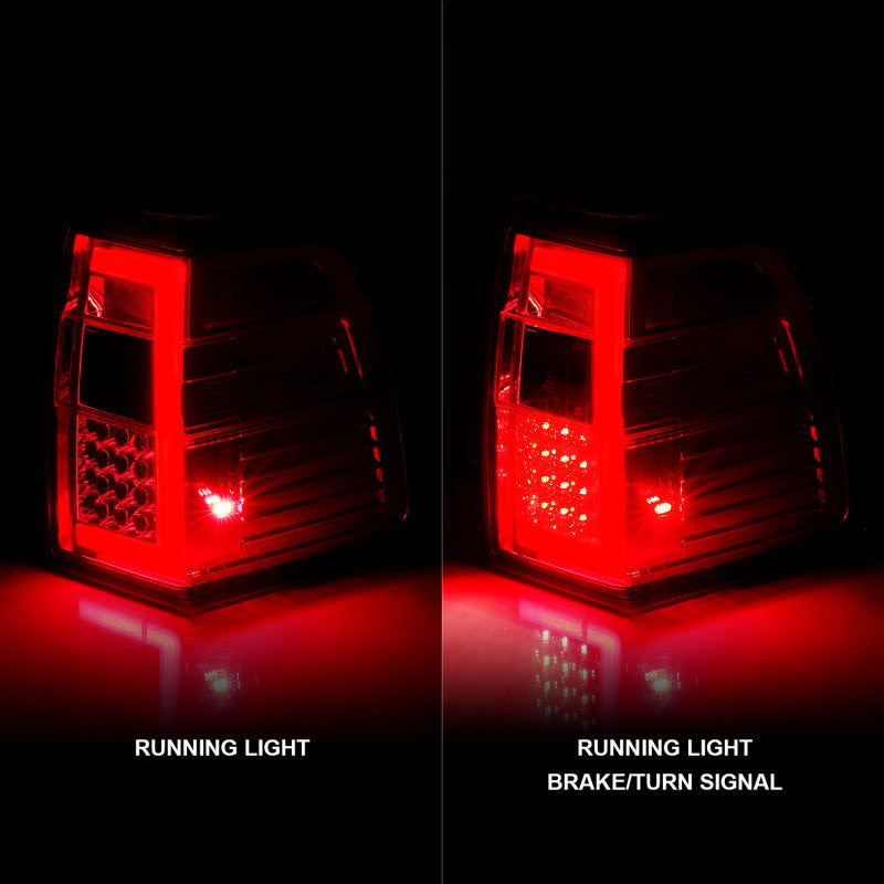 ANZO 07-17 For Expedition LED Taillights w/ Light Bar Chrome Housing Red/Clear Lens 311410 311410 User 1