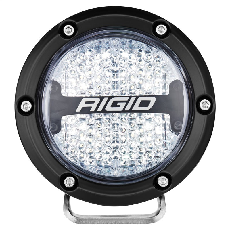 Rigid Industries 360-Series 4in LED Off-Road Diffused Beam - RGBW Backlight (Pair) 36400 36400 Photo - Unmounted