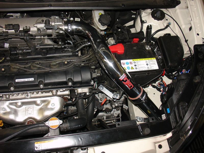 Injen 10-11 Kia Soul 2.0L 4cyl Black Cold Air Intake w/ MR Technology SP1310BLK SP1310BLK Photo - Mounted