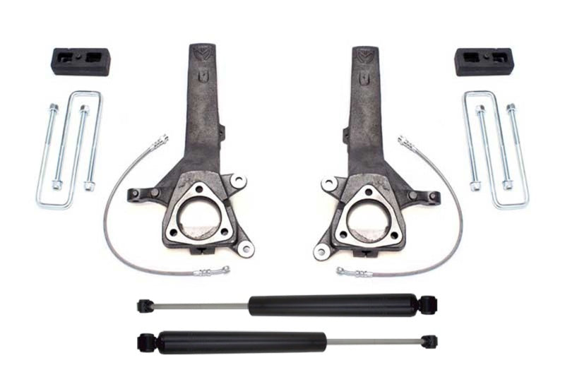 MaxTrac 04-18 Nissan Titan 2WD 4in/2in MaxPro Spindle Lift Kit w/MaxTrac Shocks K885342 K885342 Photo - Primary