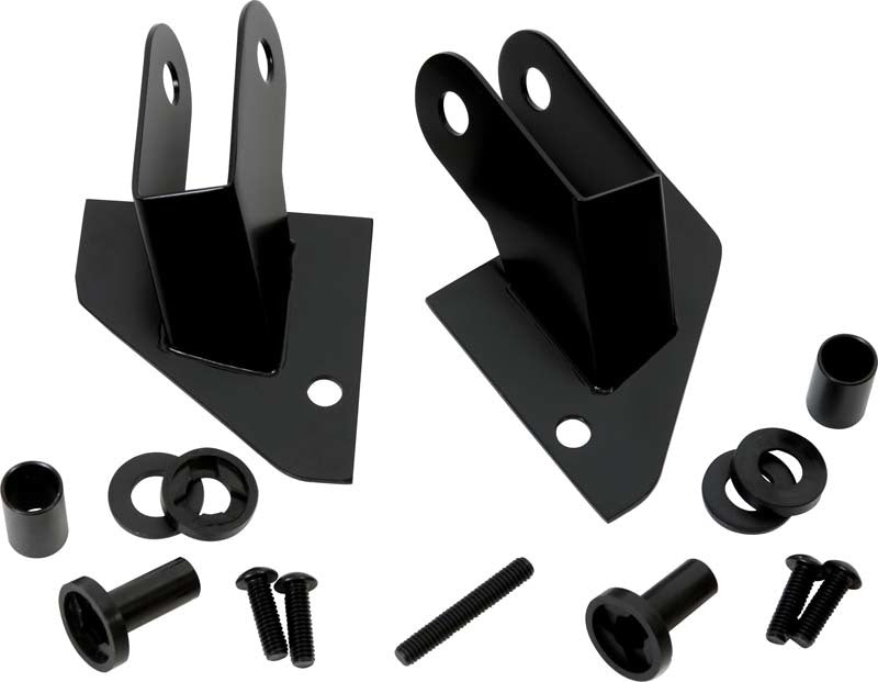Kentrol 87-95 Jeep Wrangler YJ Mirror Relocation Bracket Pair - Powdercoat Black 50533 50533 Photo - Primary