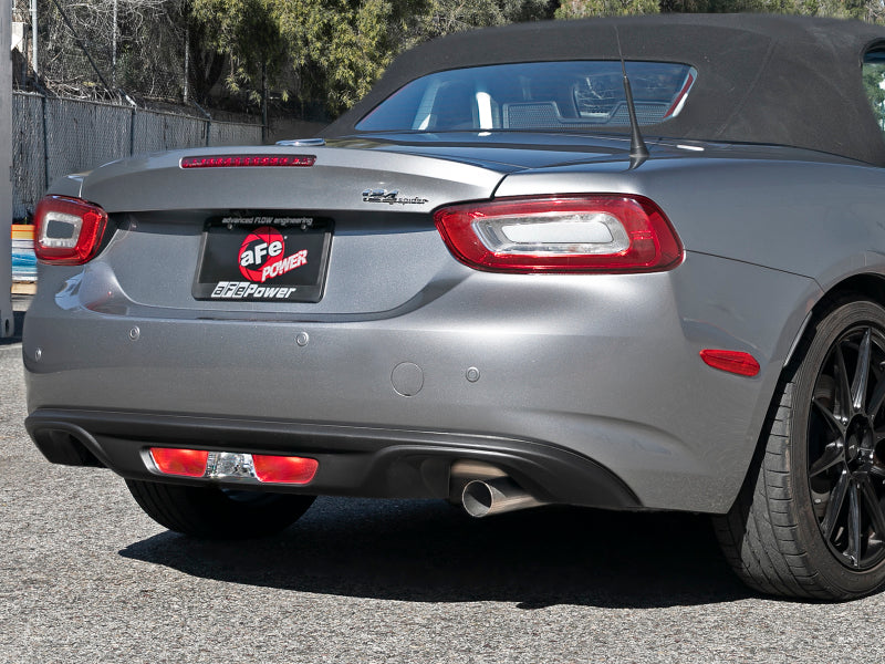 AFE FIAT 124 Spider I4-1.4L (t) Mach Force-Xp 2-1/2 In 304 Stainless Steel Axle-Back Exhaust 49-36901 49-36901 Photo - Mounted