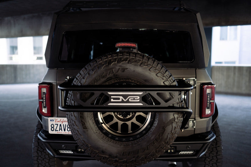 DV8 Offroad 21-23 Ford Bronco Spare Tire Guard & Accessory Mount TCBR-01 TCBR-01 Photo - Unmounted