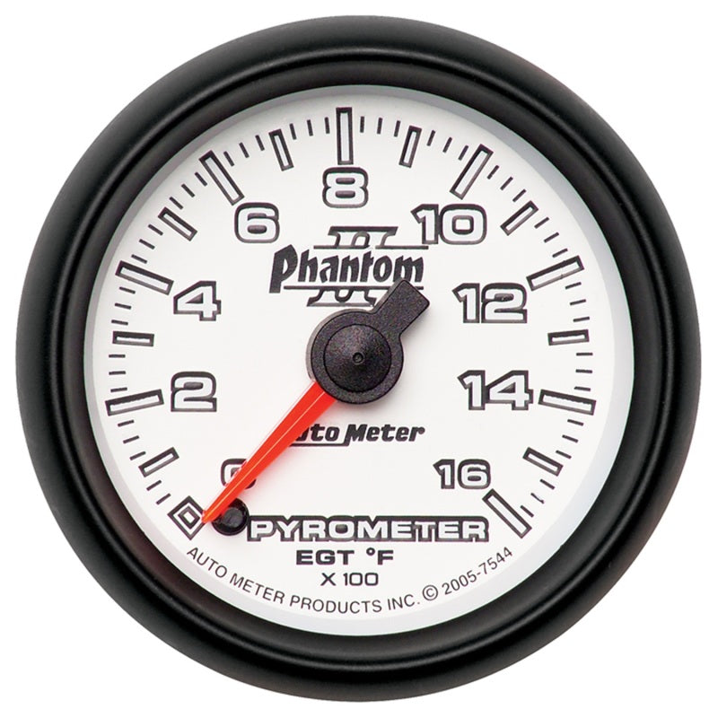 Autometer Gauge, Pyrometer (Egt), 2 1/16" 1600 Deg. F, Digital Stepper Motor 7544 Photo - Primary