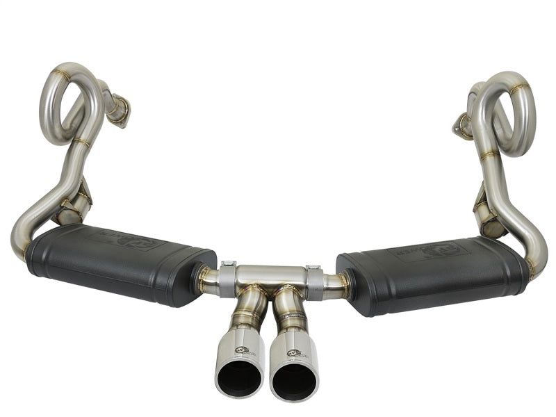 aFe Mach Force-Xp 2" 304 Stainless Steel Cat-Back Exhaust System 49-36415-P Photo - Unmounted
