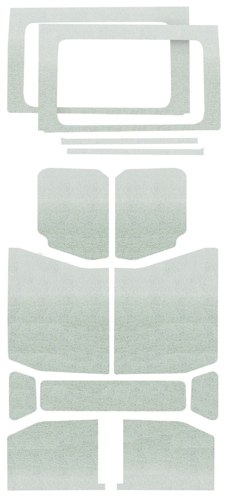 DEI 2018-Up Jeep Wrangler JL 4-Door Headliner Complete Kit 13-pc - White 50180 50180 Photo - Primary