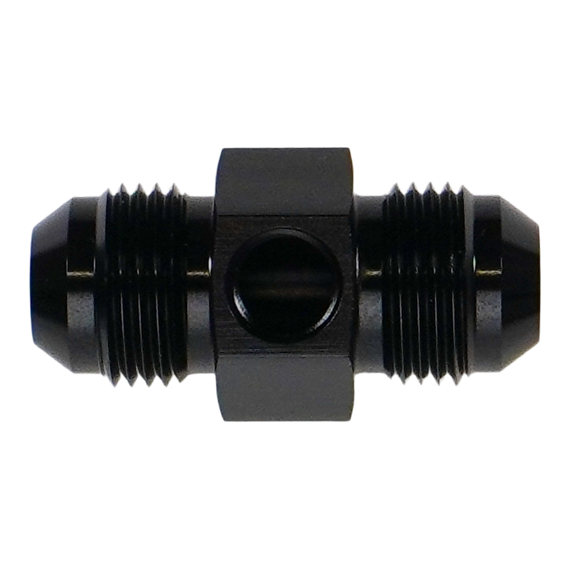 DeatschWerks 8AN Male Flare Gauge Adapter with 1/8" Gauge Port