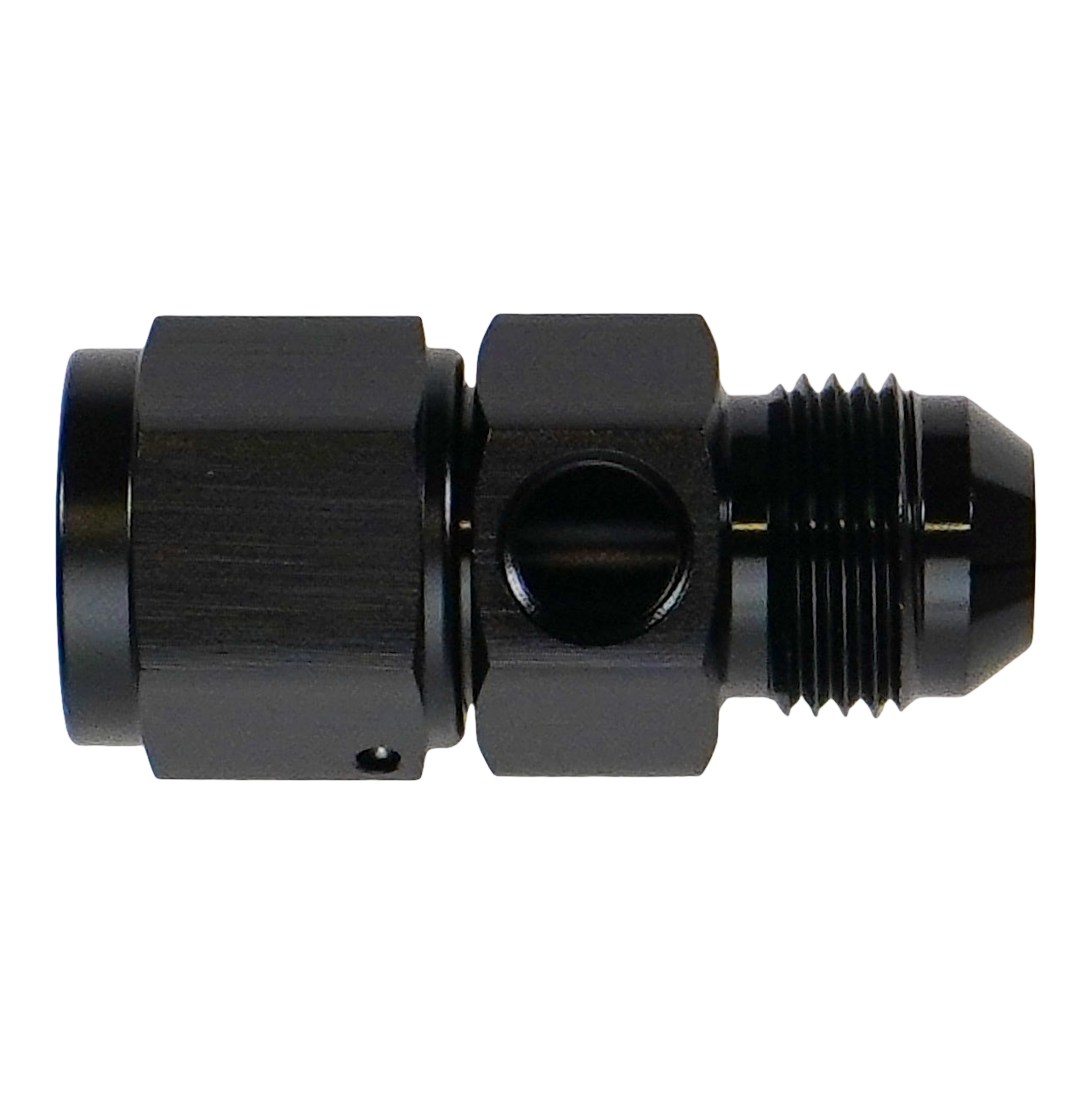 DeatschWerks 8AN Male Flare to Female Flare Swivel with 1/8th npt