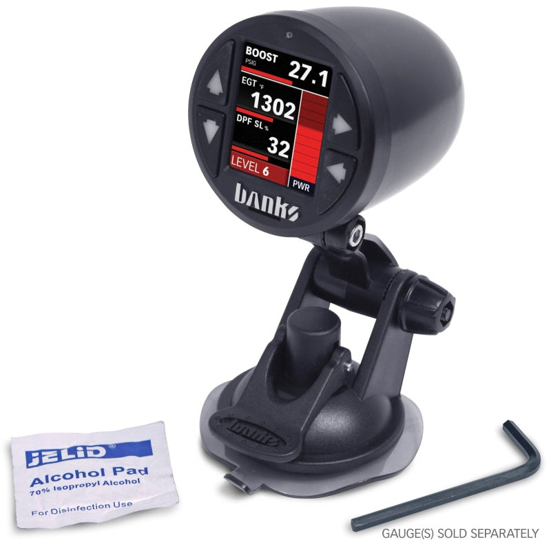 Banks Power 52mm Single Gauge Pod Kit W/ Sticky Base 63341 Photo - Unmounted