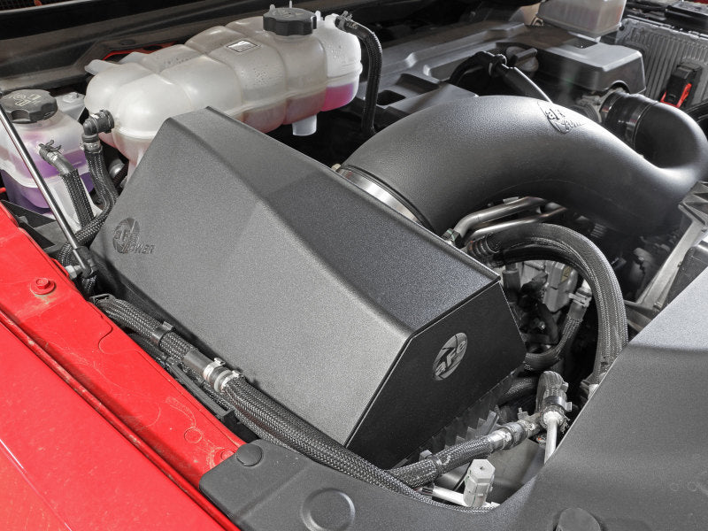aFe Magnum FORCE Stage-2 Intake Cover 19-21 RAM 1500 Fits Intakes 54-13020D/R Or 52-10002D/R 54-13020C 54-13020C Photo - Mounted