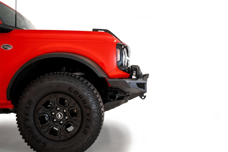 Addictive Desert Designs 2021+ Ford Bronco Rock Fighter Front Bumper - Hammer Black F230181060103 F230181060103 Photo - Mounted