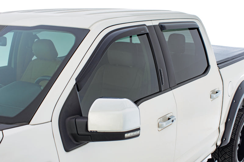 Stampede Tape-Onz Sidewind Deflector, Smoke, 4 pc. for 2015-2019 Ford F-150 61100-2 Photo - Primary