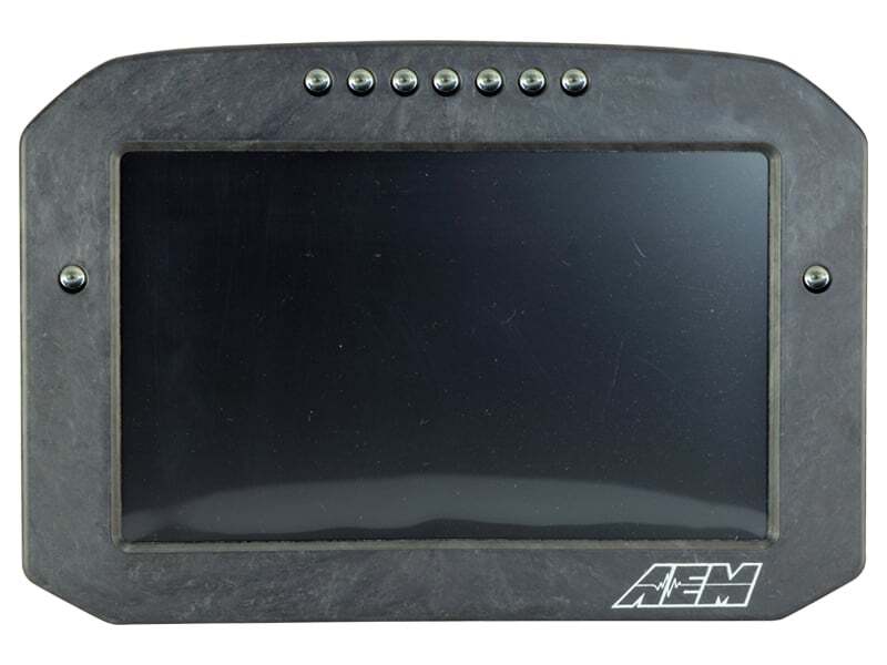 AEM CD-7G Carbon Flush Digital Dash Display w/ Internal 20Hz GPS & Antenna 30-5702F 30-5702F Photo - out of package