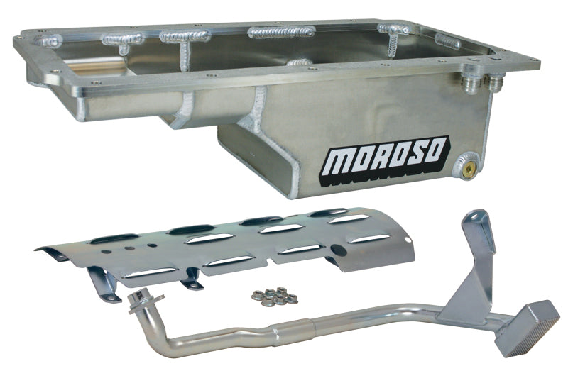 Moroso Oil Pan, LS-1 Billet Rail W/Tray 21150 Photo - Primary