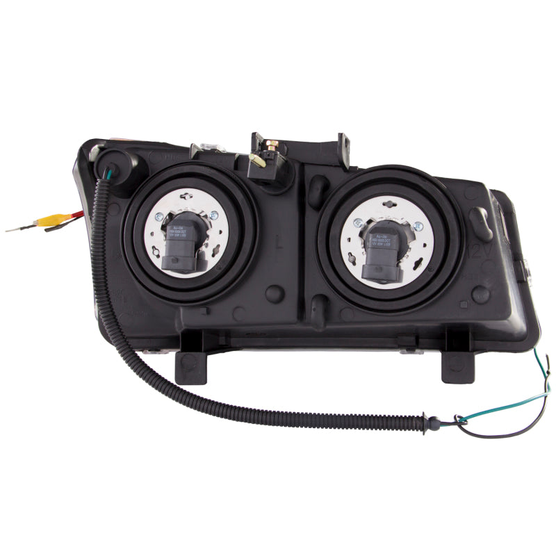 Anzo 2003-2006 Chevrolet Silverado 1500 Projector Headlights w/ U-Bar Black 111312 Photo - Unmounted