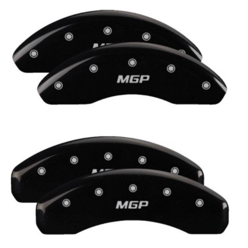 MGP 4 Caliper Covers Engraved Front & Rear MGP Black Finish Silver Char 2019 Toyota CH-R 16239SMGPBK 16239SMGPBK User 1