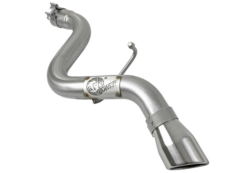 aFe MACH Force-Xp Axle-Back Exhaust System w/Polished Tip 18-20 Jeep Wrangler L4-2.0T / V6-3.6L 49-48070-1P 49-48070-1P Photo - Primary