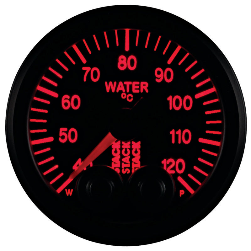 Autometer Stack 52mm 40-120 Deg C 1/8in NPTF Male Pro-Control Water Temp Gauge - Black ST3507 ST3507 User 6