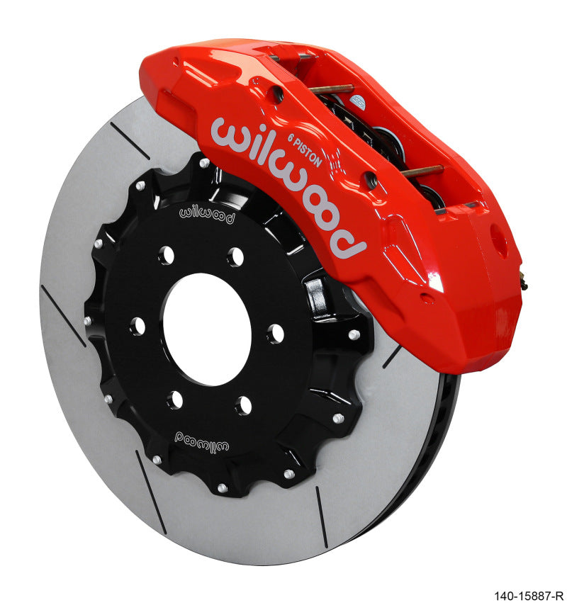 Wilwood TX6R Front Kit 15.50in Rotor w/ Lines - Red - 17-19 Ford F150 Raptor 140-15887-R 140-15887-R User 1