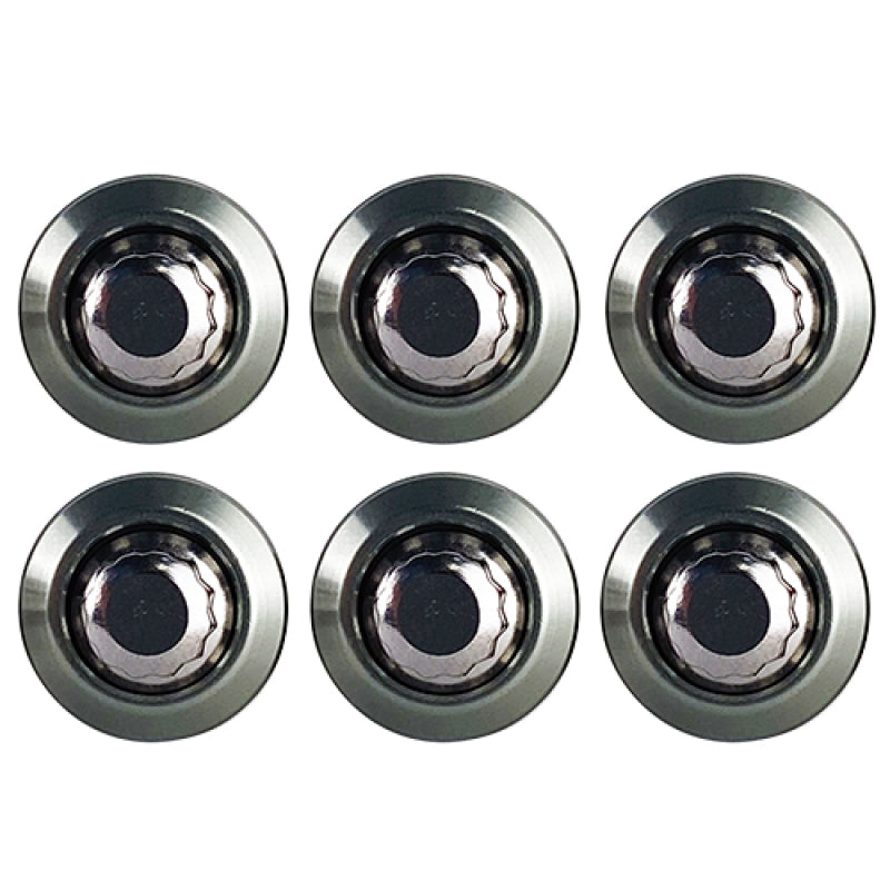 BLOX Racing New Fender Washers Kit M6 12pt - 6pc Large Diameter Gun Metal BXAC-00311-GM BXAC-00311-GM User 1