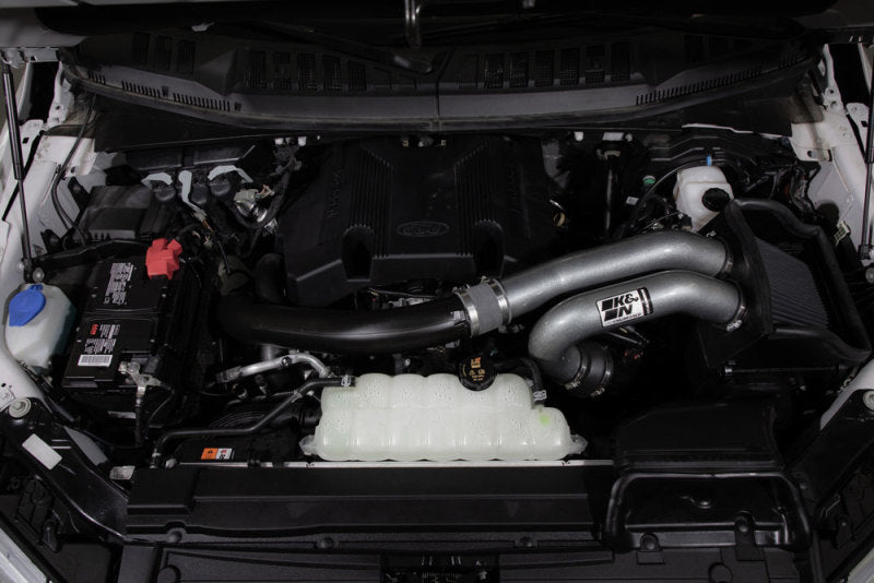 K&N Engineering K&N 15-23 Ford F-150 (Incl. Raptor) 2.7L/3.5L V6 Performance Air Intake System 30-2617KC 30-2617KC Photo - Mounted