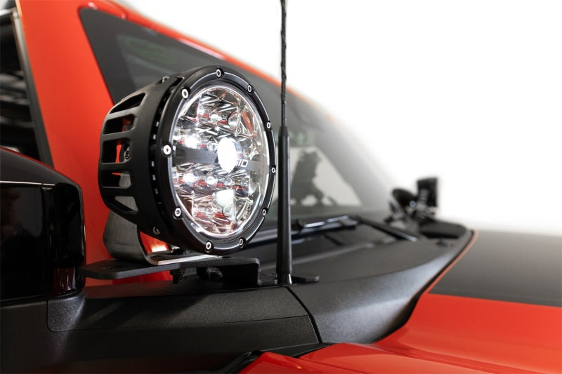 Addictive Desert Designs ADD 21-23 Ford Bronco/Raptor Dual Ditch Light Brackets AC2301801NA AC2301801NA Photo - Mounted