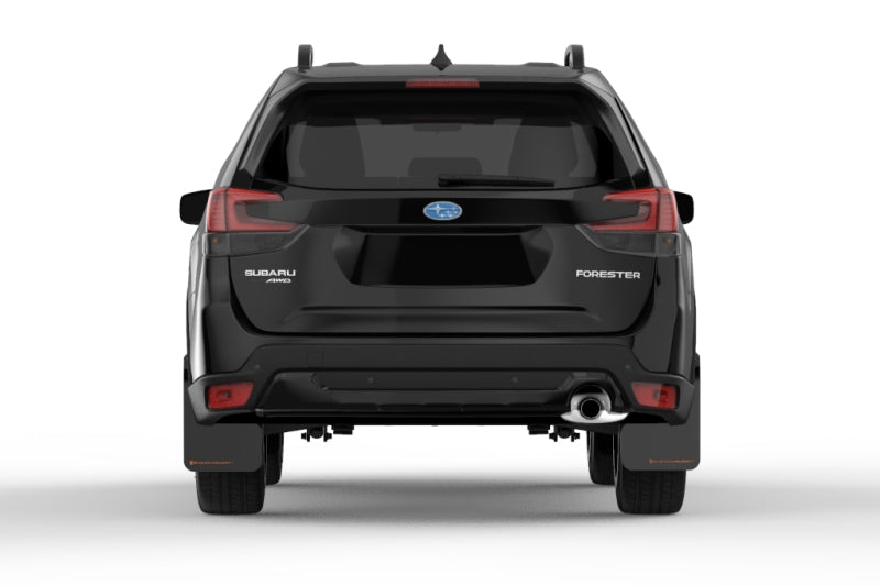 Rally Armor 2019+ Subaru Forester Black UR Mud Flap Orange Logo MF52-UR-BLK/OR User 1