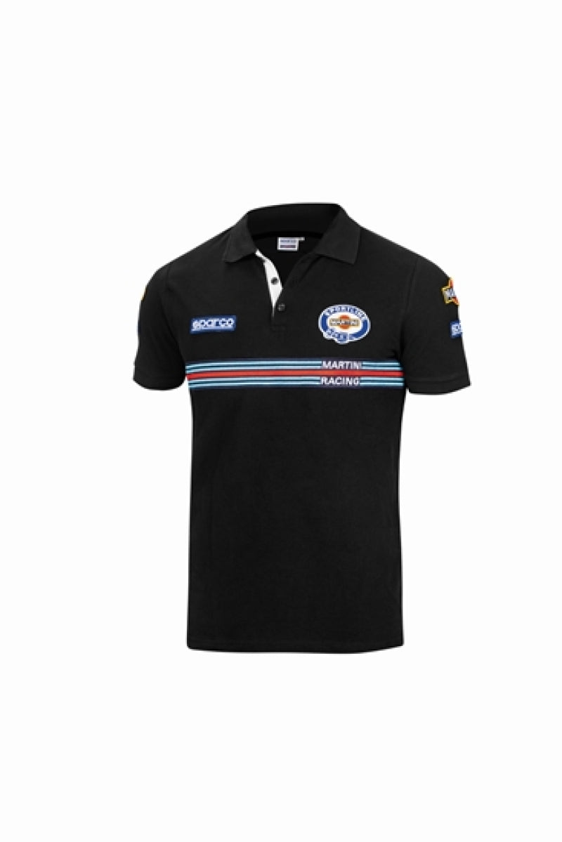 Sparco Polo Replica Martini-Racing XXL Black 01275MRNR5XXL 01275MRNR5XXL Photo - Primary