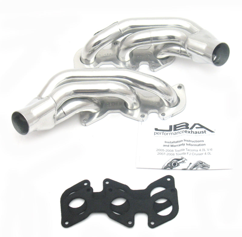 JBA 03-09 Toyota 4.0L V6 w/o A.I.R. 1-1/2in Primary Silver Ctd Cat4Ward Header 2035SJS 2035SJS Photo - Primary