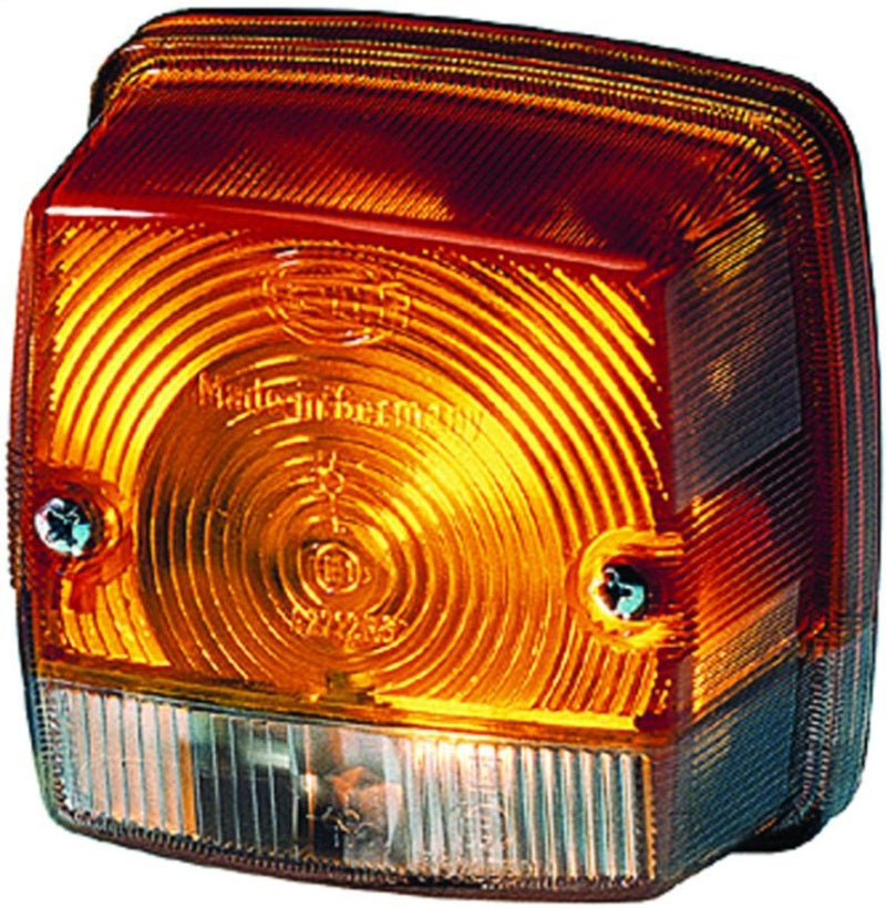 Hella 3014 Series Amber and White Turn Signal and Side Marker Lamp 003014251 Photo - Primary
