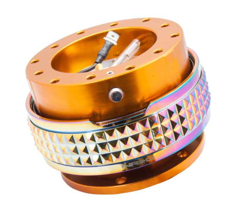 NRG Quick Release Kit - Pyramid Edition - Rose Gold Body / Neochrome Pyramid Ring SRK-210RG/MC SRK-210RG/MC Photo - Primary