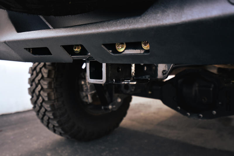 DV8 Offroad 07-21 Jeep Wrangler (JK/JL) Bolt-On Hitch w/o Lights AHJP-02 AHJP-02 Photo - Mounted