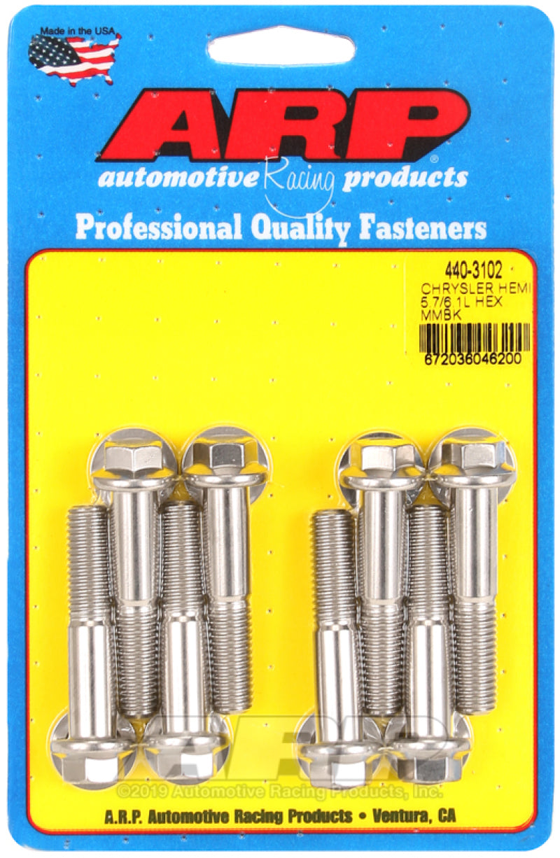 ARP Motor Mount Bolt Kit for Chrysler hemi 5.7/6.1L 440-3102 Photo - Primary