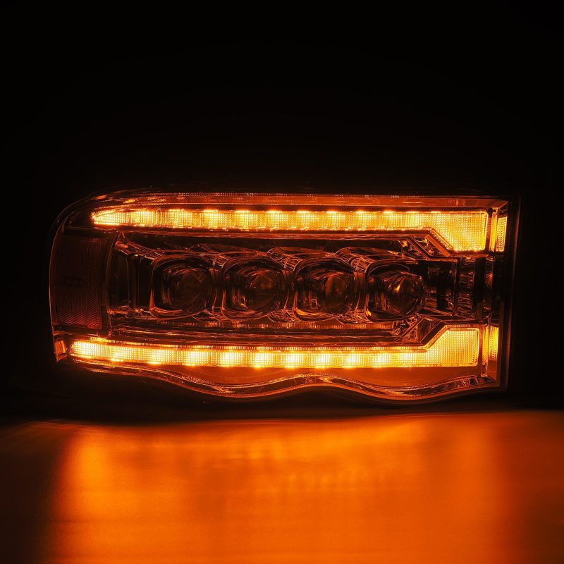 AlphaRex 02-05 Dodge Ram 1500 NOVA LED Proj Headlights Plank Style Chrome w/Activ Light/Seq Signal 880565 880565 User 5