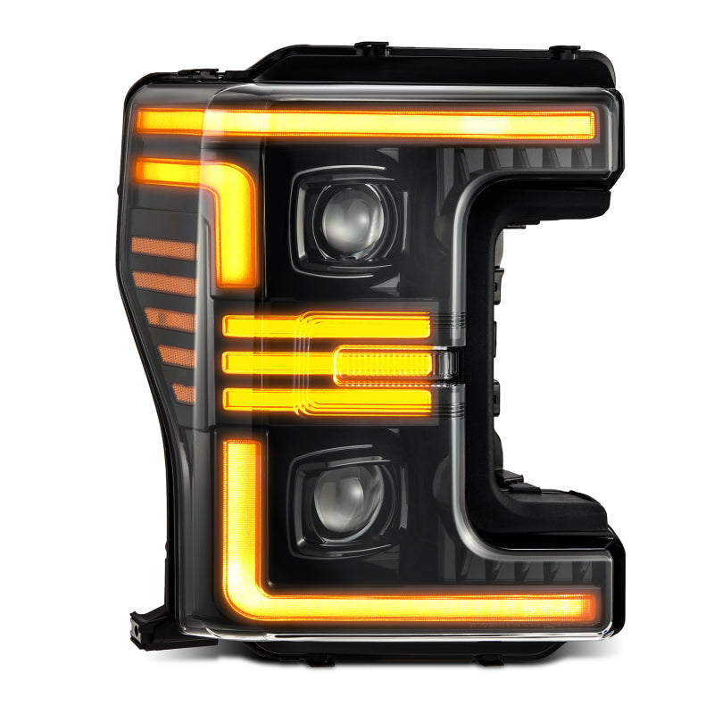 AlphaRex 17-19 Ford F-250/350/450/550 Super Duty PRO-Series Proj Headlights Alpha-Bk w/SS & DRL 880320 880320 User 1