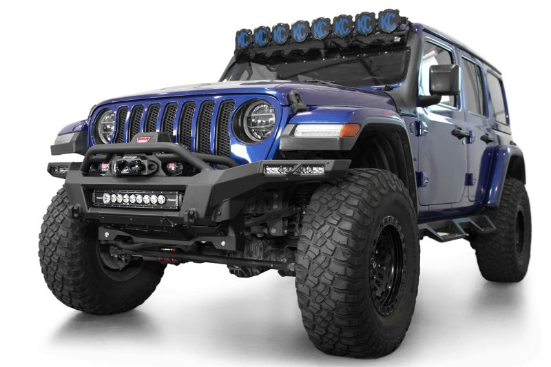 Addictive Desert Designs ADD 18-24 Jeep Wrangler JL / 18-24 Jeep Gladiator JT Phantom Winch Rear Bumper F980335070103 F980335070103 Photo - Mounted