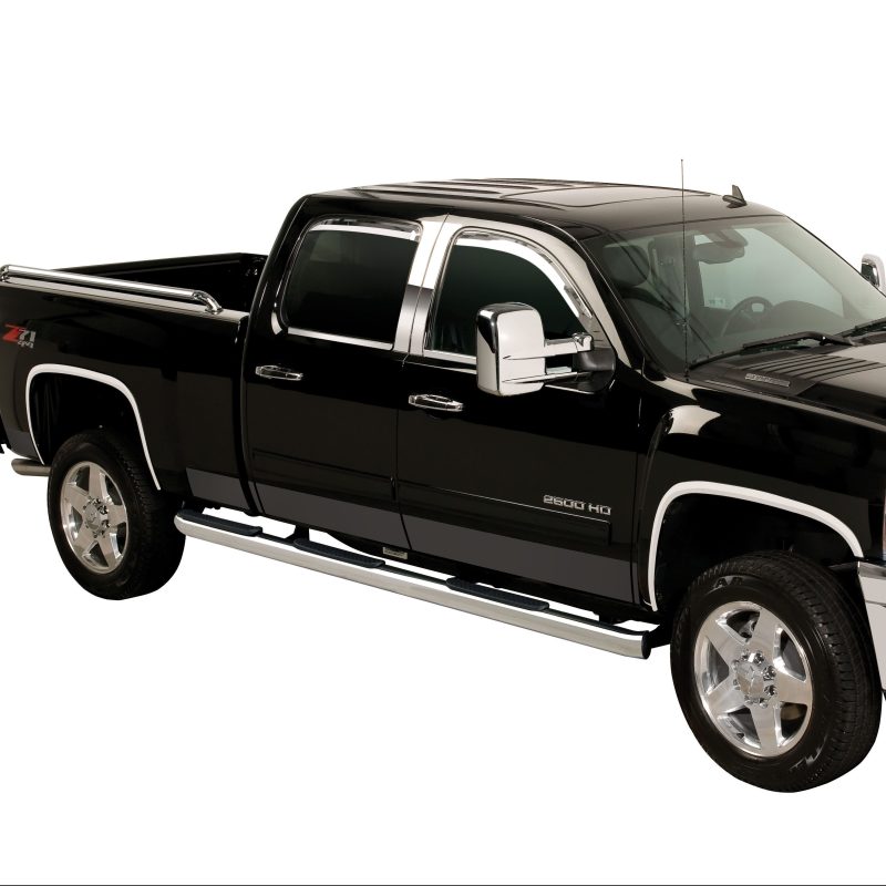 Putco 14-18 GMC Sierra LD Standard Cab - 8ft Bed (10pcs) Black Platinum Rocker Panels 9751238BP 9751238BP Photo - Primary