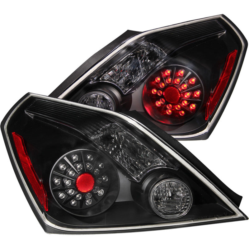 Anzo 2008-2013 Nissan Altima LED Tail lights Black 321194 Photo - Primary