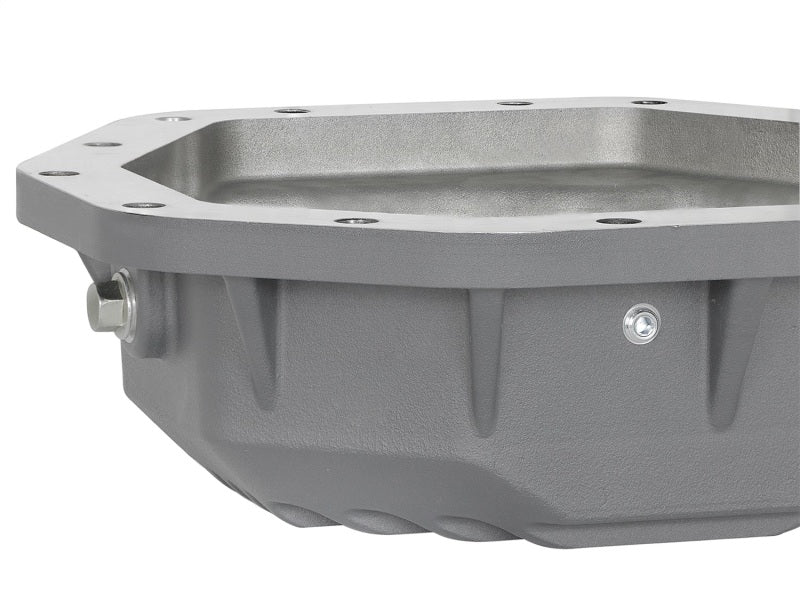 aFe Street Series Rear Differential Cover Raw w/ Machined Fins 46-70350 Photo - Unmounted