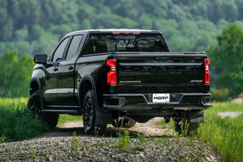 MBRP 22-23 Chevrolet/ GMC 1500 Silverado/ Sierra ZR2/AT4X 6.2L 2.5in Turn Down 3in Cat Back Exhaust S5006304 S5006304 Photo - lifestyle view