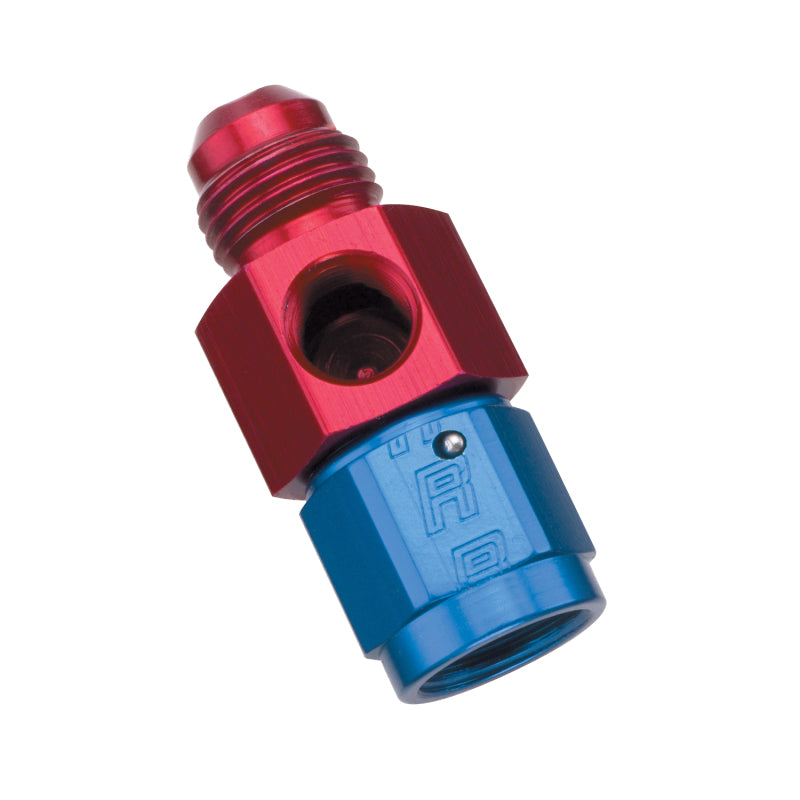 Russell -10 AN Fuel Pressure Takeoff (Red / Blue Finish) 670360 Photo - Primary