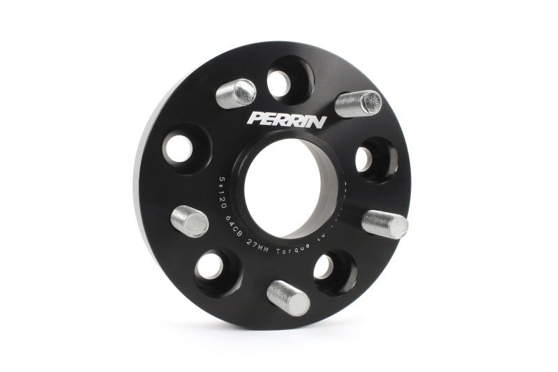 Perrin 17-18 Honda Civic Type R 64.1mm Hub 5x114.3 27mm Wheel Spacers (One Pair) PHP-WHL-027BK PHP-WHL-027BK Photo - Primary