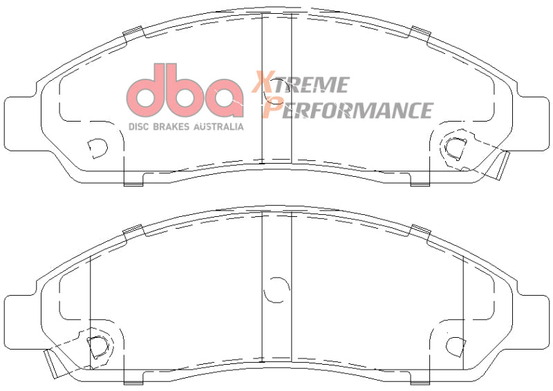 DBA 04-08 Chevrolet Colorado XP Performance Front Brake Pads DB1468XP DB1468XP Photo - out of package